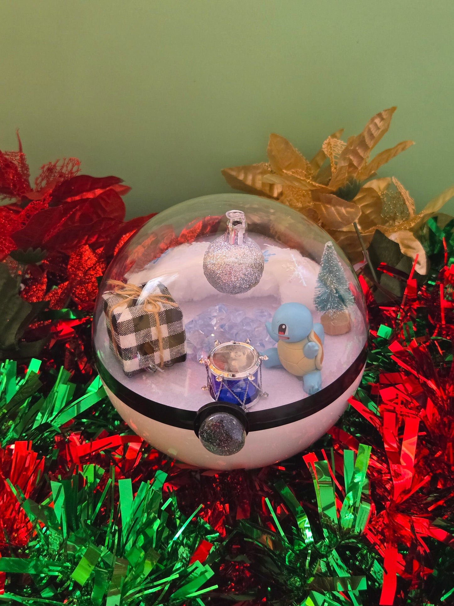 Christmas Squirtle Terrarium