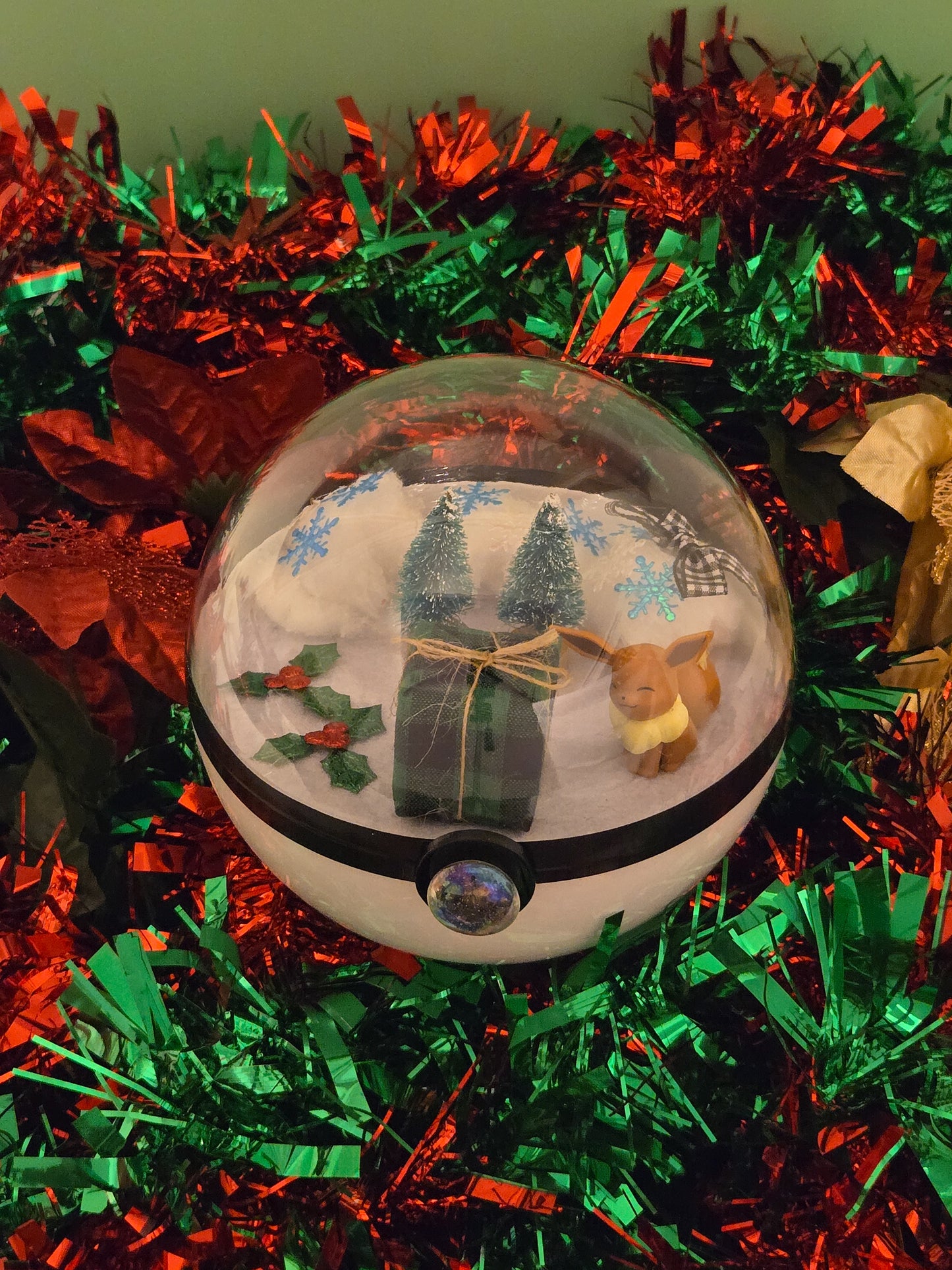 Christmas Eevee Terrarium