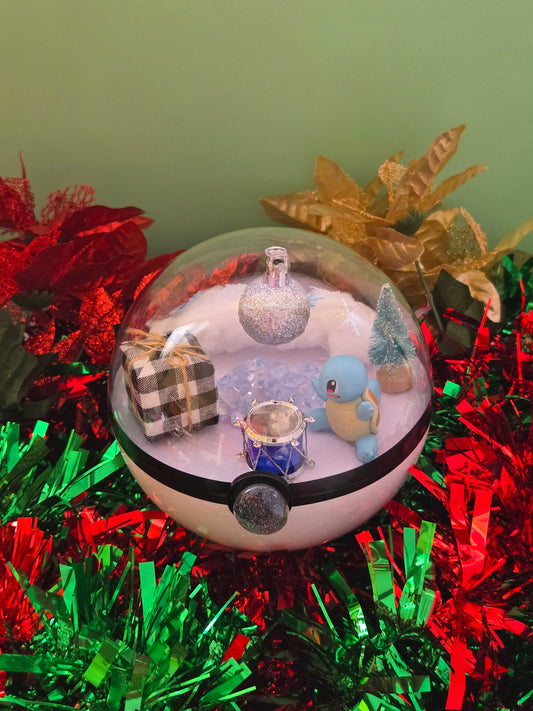 Christmas Squirtle Terrarium