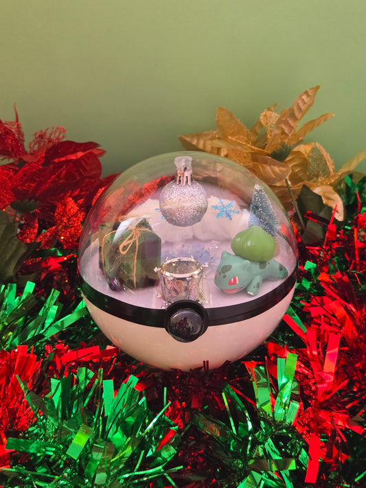 Christmas Bulbasaur Terrarium